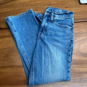 J. Crew boot crop jeans